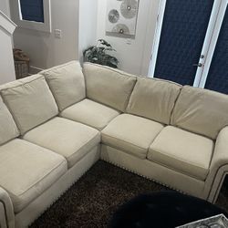 Sectional Sofa With Nailhead Trim 
