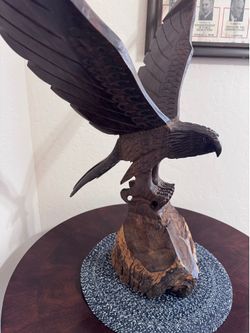 Eagle hand carved