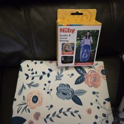 Baby Changing Pad (New) And Stroller Net