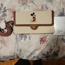 Mickey Mouse Crossbody Wallet Purse