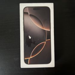 Apple iPhone 16 Pro Max - **Empty Only Box