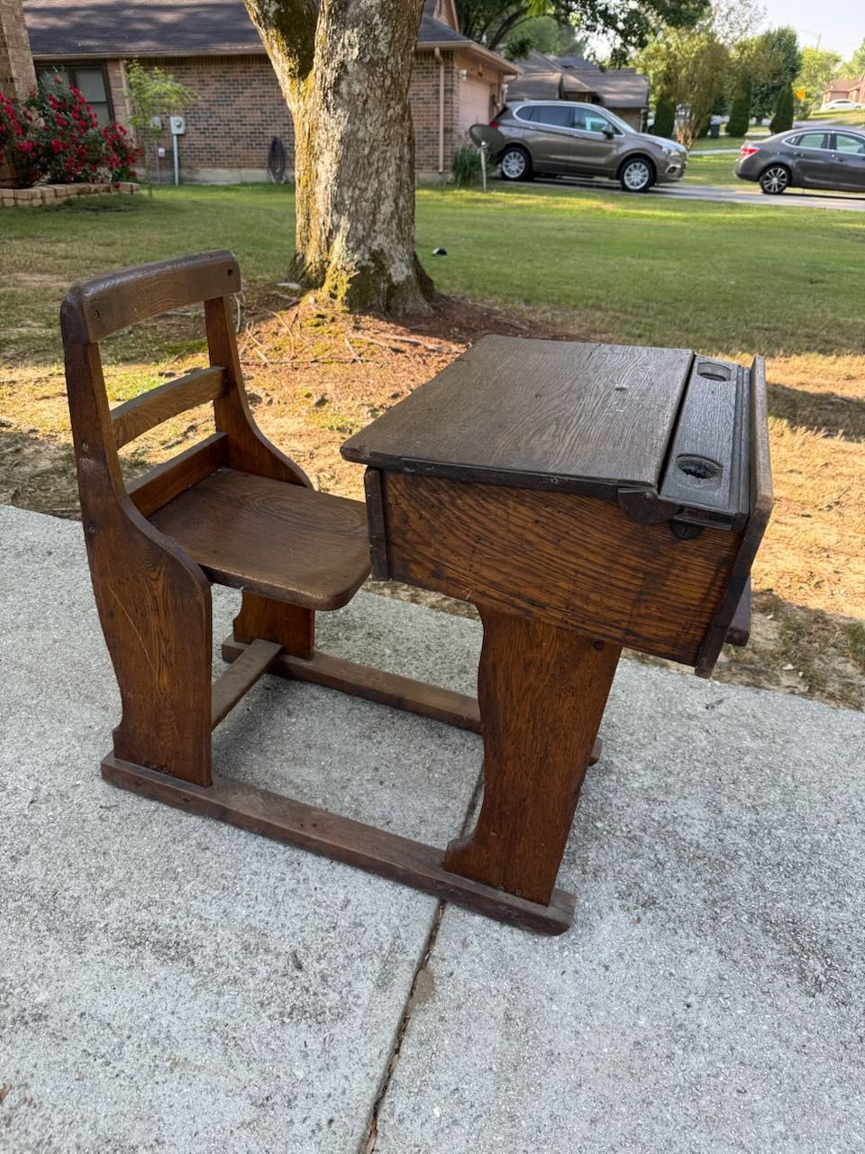 Antique School Desk