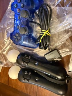 Official Sony PlayStation 2 PS2 Controller - Translucent Blue DualShock 2