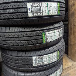 BRAND NEW SET (4) 215 75 15 ALL SEASON TIRES !!!