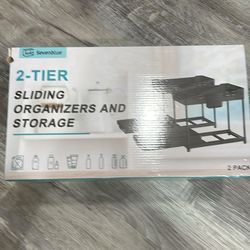 Sliding organizer and storage