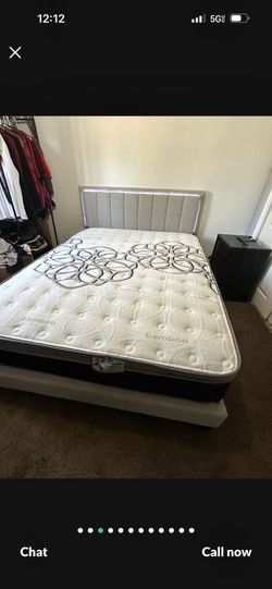 New Queen Bed Frame With Mattress 