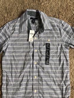 Boys Brand New Gap Button-Up Long sleeve ( Size Medium)