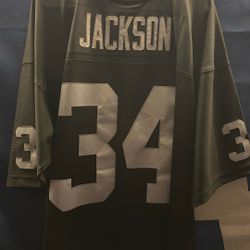 Bo Jackson Raider Jersey Mitchell & Ness Mens Size 2XL