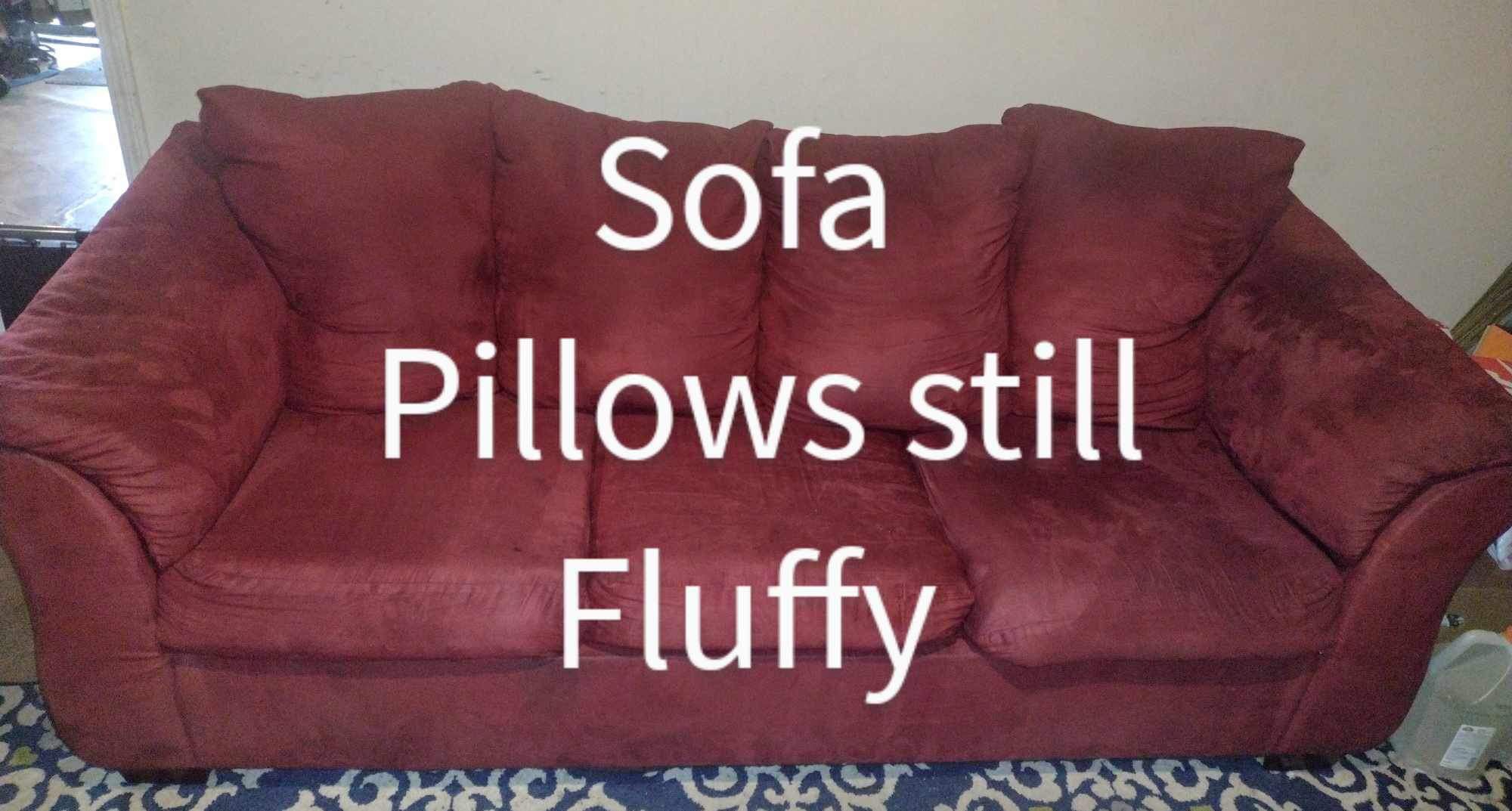 Sofa , Loveseat, Chest And Curtains Included 