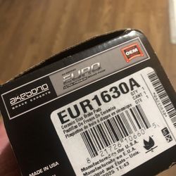 Euro Akebono Ultra Premium Rear Brake Pads, GREY