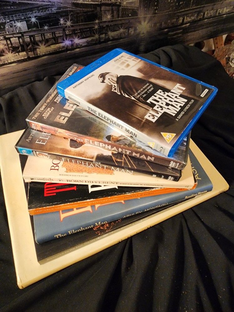The Elephant Man Collection Blu-ray, DVD's And Books Mint Condition