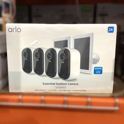 Arlo Wireless 2K HDR Essential 2nd Generation Outdoor Security Cameras, 4pk.