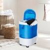 Portable Mini Washing Machine 5.7 lbs Washing Capacity Semi-Automatic Compact Washer Spinner Small Cloth Washer Laundry Appliances