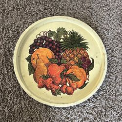 Vintage Lithographed Tin Tray
