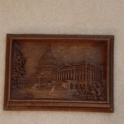 Vintage Washington DC plastic mold form
