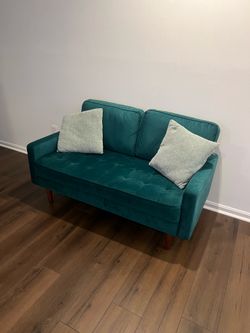 Nice green couch