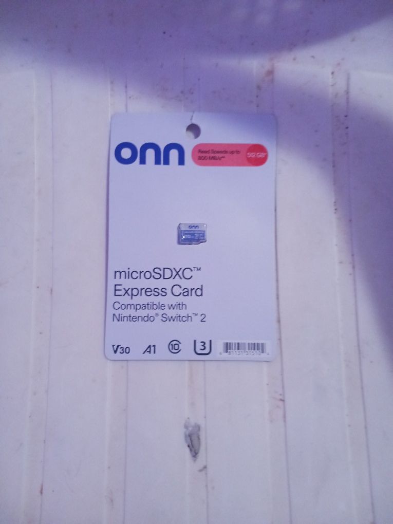 512 GB Onn MicroSDXC Express Card - Regularly $84.77