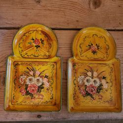 Pair Of Isco Vintage Cocktail Trays