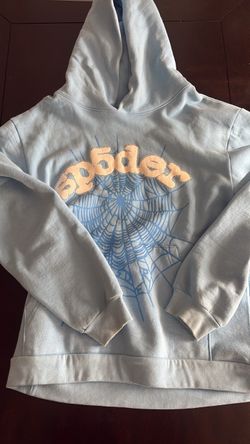 Sp5der Baby Blue Hoodie
