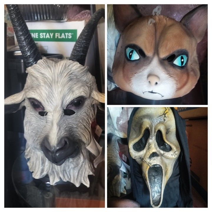 Halloween Masks $10 Each