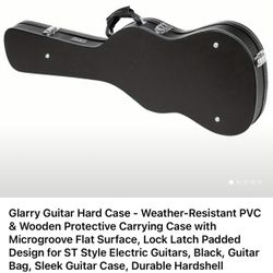 Glarry electric guitar hard case, padded, see pictures for measurements 