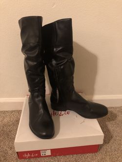 New Women Black Boots 
