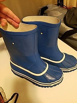 Boys rubber booths size 1 kids