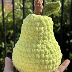 Crochet Pear 🍐 Handmade 🧶 Crochet 🧶 Plushie 