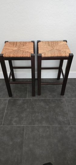 Two 24 Inch Seat Stool