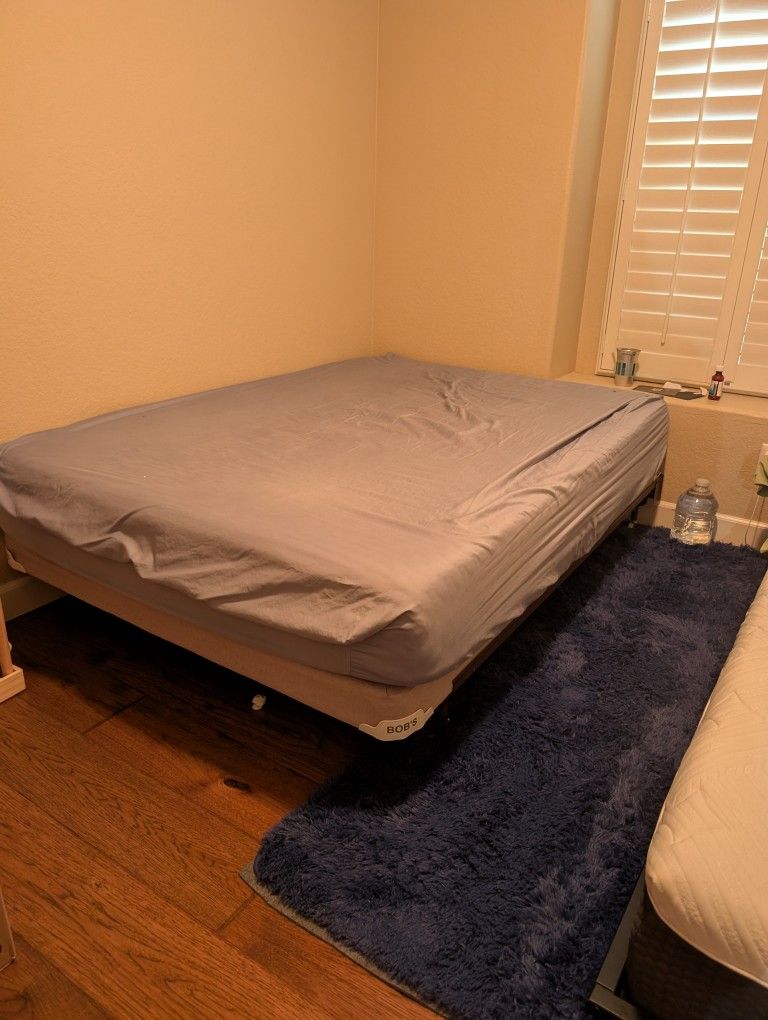 Full Bed, Full Box Spring, Full Metal Bedframe