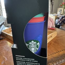 Starbucks Color -Changing Reusable Cold Cups