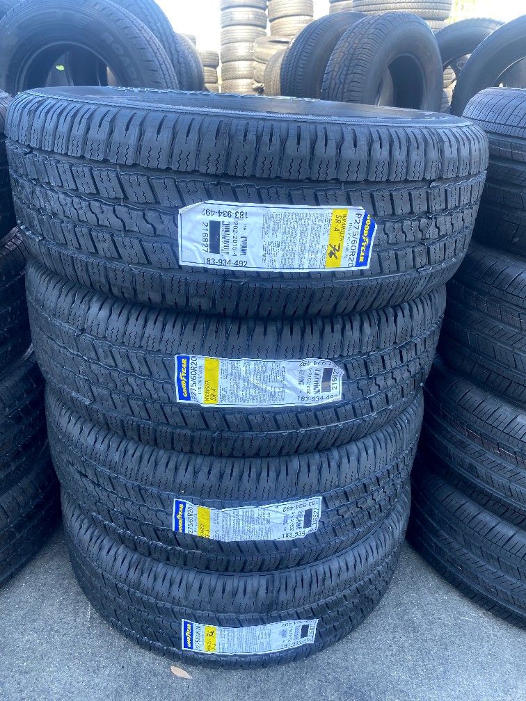 SET OF FOUR NEW TIRES P275/60R20 BRAND GOODYEAR for Sale in Norwalk, CA ...