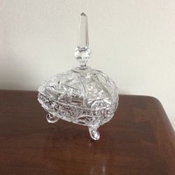 Vintage Crystal Candy Dish