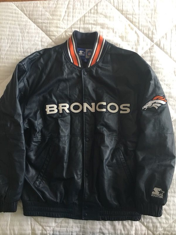 Leather Denver Broncos jacket for Sale in Crestwood, IL - OfferUp