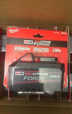 Milwaukee Battery 8.0 with 12.0 power $140