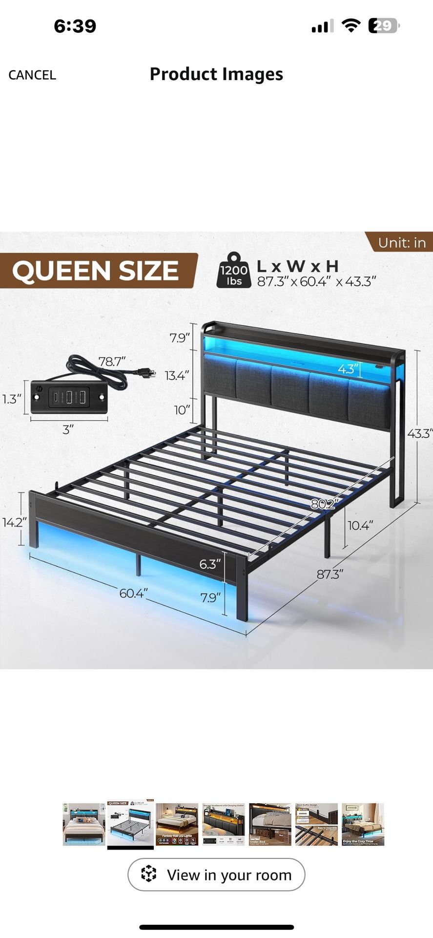 Queen Bed Frame