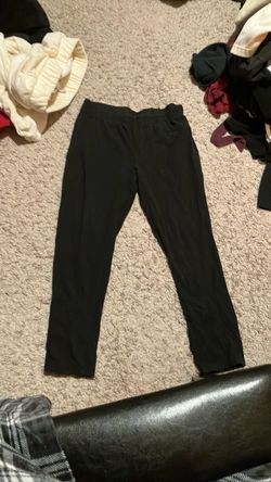 Faded Glory Black Leggings L