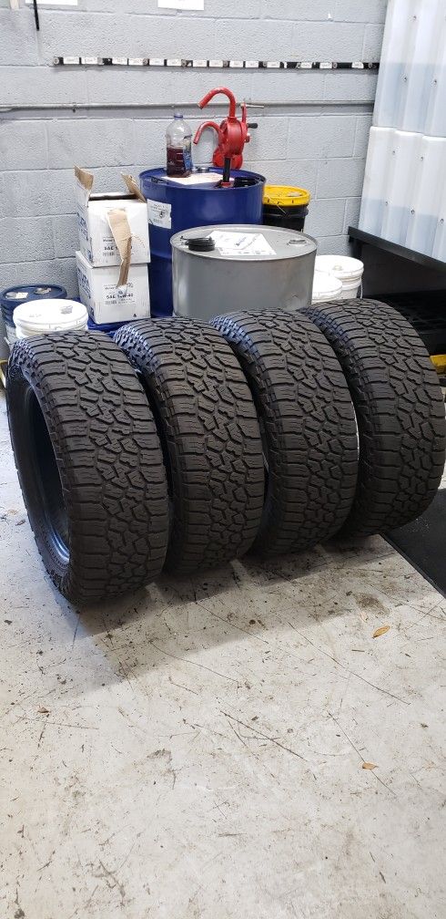 275/60R20 Used Tires Falken Wildpeak A/t At3w
