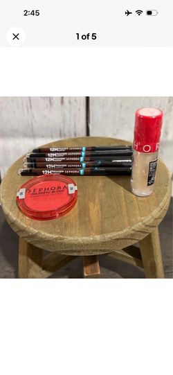 Sephora Collection Bundle of 5 Eyeliners, 1 Blush, and 1 Lip Gloss ALL NEW