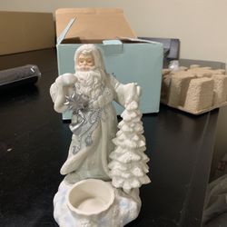 Christmas figurine tea tree candle holder