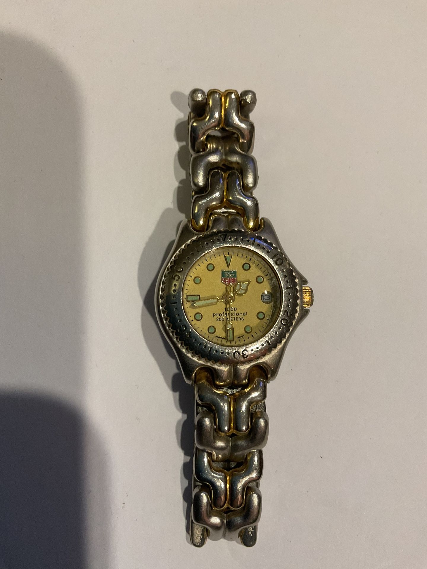 Tag HEUER Vintage Women’s Silver Good Two Tone Watch Jewelry Y2K Gift