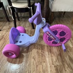 Schylling Big Wheel Dazzler tricycle. This classic low-riding toy is designed for children to develop riding confidence and independence 