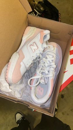 Pink And White New Balances Size 7y