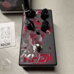 KHDK Dark Blood Distortion Pedal MetallicA