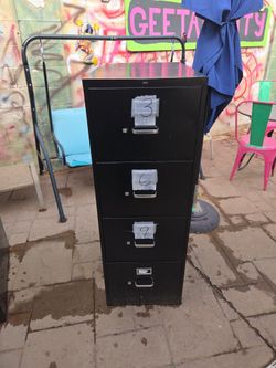 4 drawer file cabinet