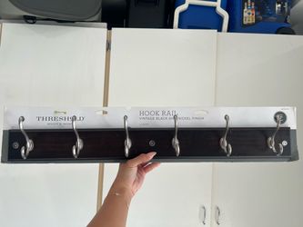 Threshold Hook Rail - 6 Hooks