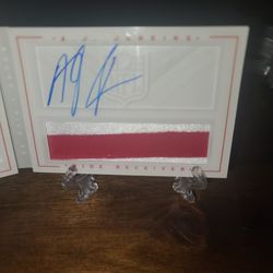 SF 49ers A.J Jenkins Rookie Playbook Autograph 2 Patch