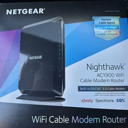 Netgear Nighthawk Cable Modem WiFi Router 