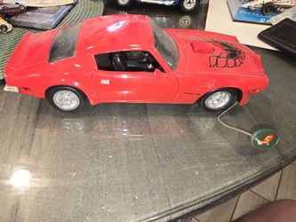  Toy Motormax 1973 Pontiac Firebird Trans Am Black 1/24 Diecast Model Car