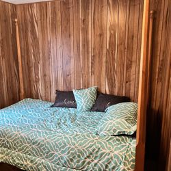 Free Single Bed And Pine Frame W/ 3” Lavender Topper